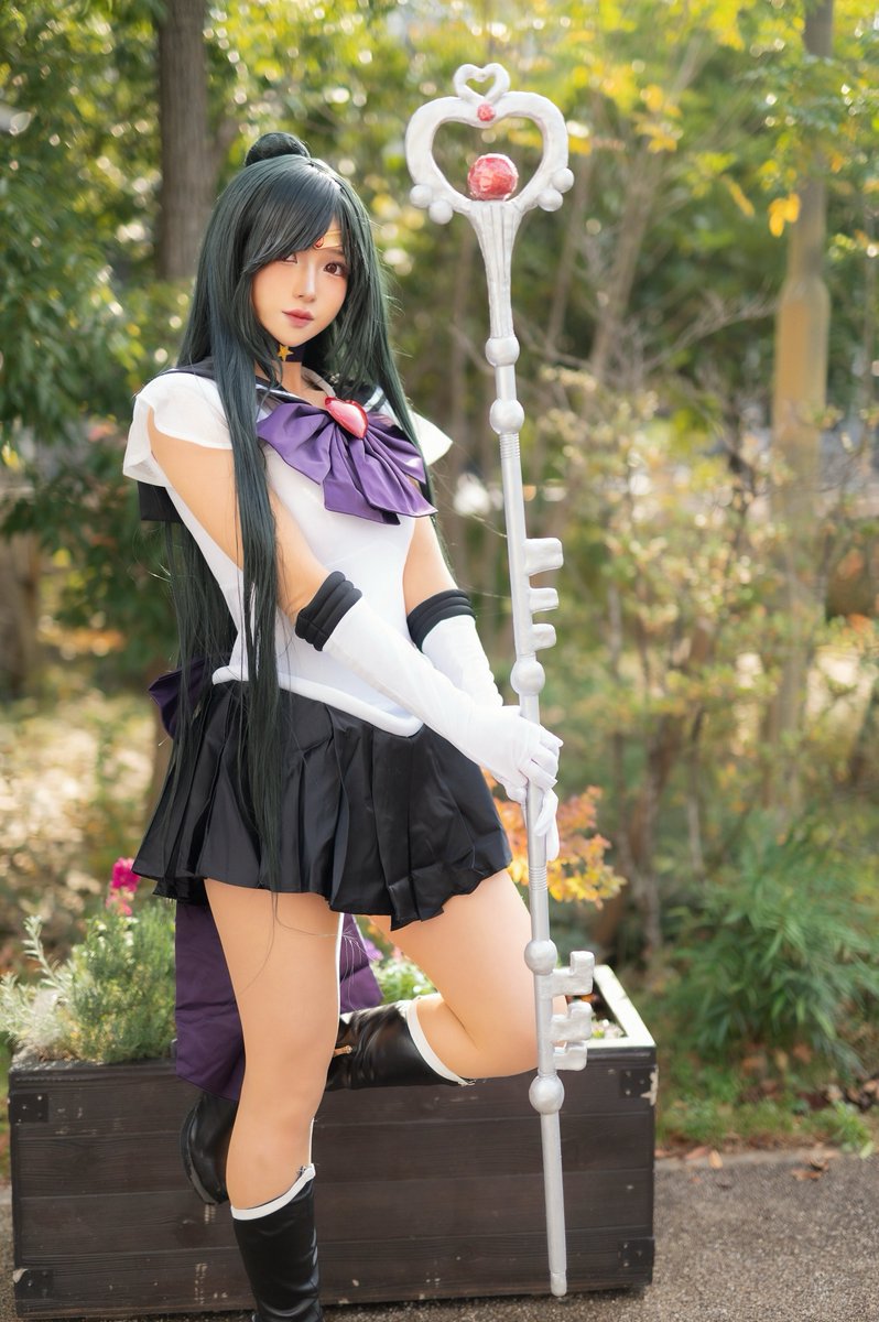 スーパーセーラープルート🗝️ #cospaly 📸@chiruya5 さん