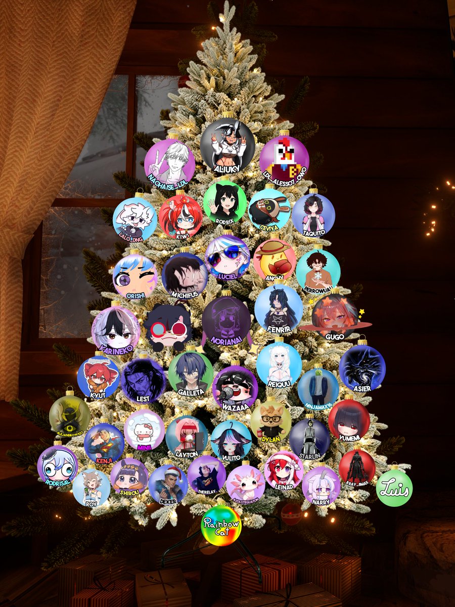 LDLiion's tweet image. 🎄Asi va nuestro arbol de Navidad🎄
🎁El 24 vamos a poner las estrellas (Top Donador de Bits y Subs)🎁

Todavía hay se puede unir (,,&amp;gt; ᴗ &amp;lt;,,)