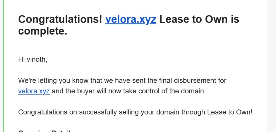 LTO Completed. Name is here.