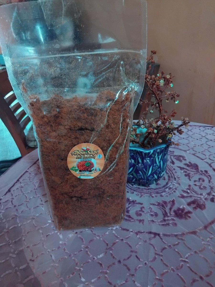 guning_yan's tweet photo. Bismillah
Abon sapi harga 350rb
Promo hari ini 100rb/kg blm ongkir
Kuota 3
Minat DM/087869071655
Antri dan sabar https://t.co/APtEKsIDdY