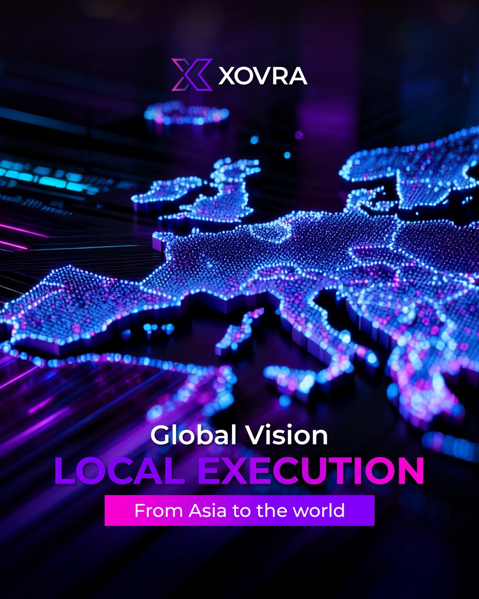 xovraofficial's tweet image. Global Vision. Local Execution. 🚀

From Asia 🌏 to the world —
XOVRA connects markets , strategies , and communities ,creating a truly borderless investment ecosystem ✨.
#XOVRA #GlobalFinance #CryptoBridge #Fintech #BorderlessGrowth