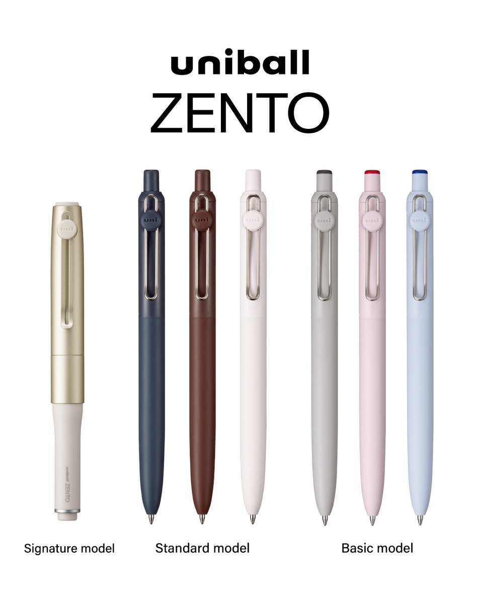 ✨本日発売✨ #uniballZENTO から 新たに“0.7mm”のボール径が登場