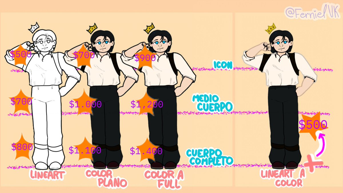 FernielVK's tweet image. COMICIONES ABIERTAAAAS ‼️❤️‍🔥

•Cualquier duda o consulta al privado 💝

#CoMPaS #artedigital #comiciones #WIP #ocart