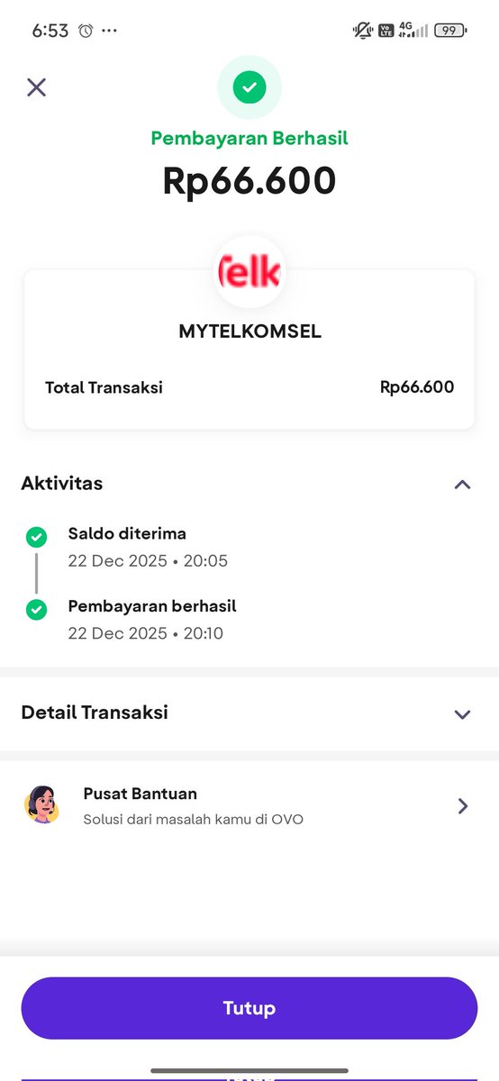 azahhh_'s tweet photo. Min @Telkomsel saya beli paket internet dari semalam di MyTelkomsel tapi sampai sekang belum masuk jugaa, kenapa ya? https://t.co/xnE11qMNV5