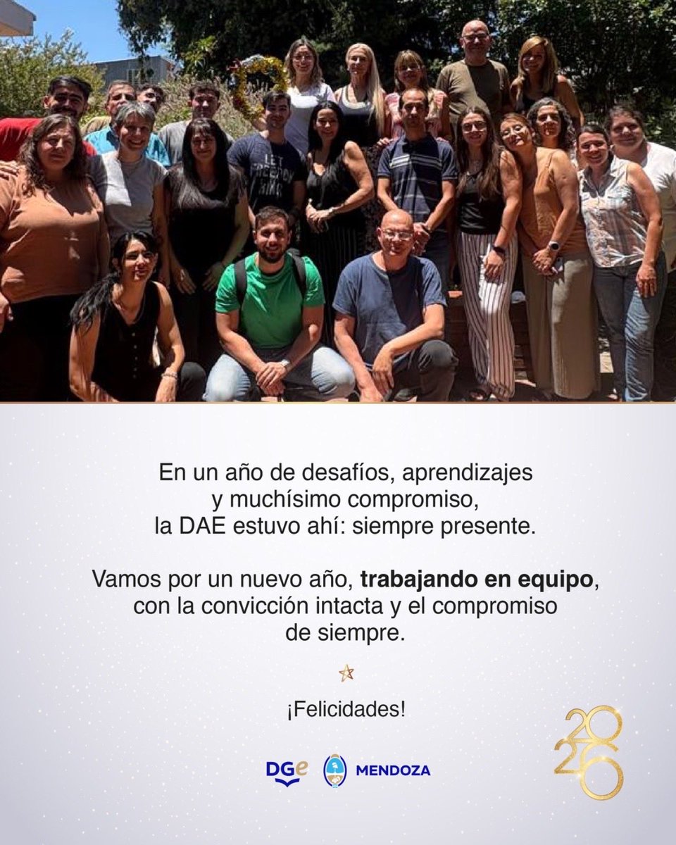 Un año más.
En equipo.
Con la convicción de siempre.

2025 > 2026 🙌🏻
¡Felicidades! ✨
