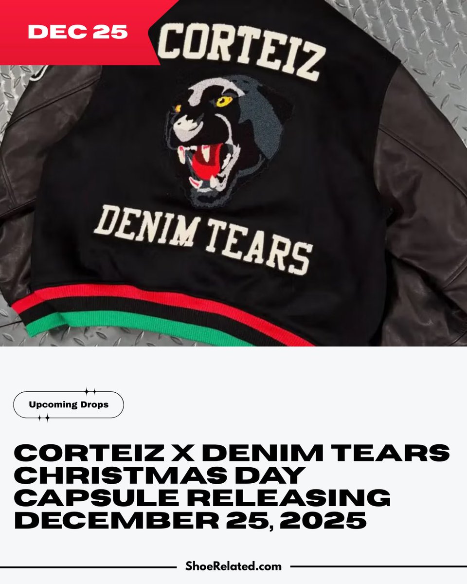 shoerelated's tweet photo. Corteiz x Denim Tears Collection Drop Details- https://t.co/1ZyhcLMyl3 https://t.co/w30CHplnN7