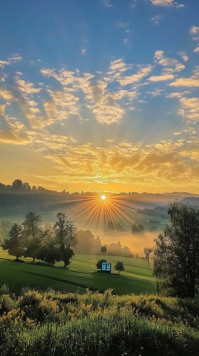 SbnSodanap65364's tweet photo. Wow, this sunrise is π₯! π
β¨ Stunning sunrise over a misty green field with sunburst rays lighting up the sky. πποΈ
πΈπ« #sunrise #morningvibes #naturelover #mistyfields #goldenhour #landscapephotography #sunburst #naturegram #instaindia #photography #beautifuldestinations https://t.co/X2ER0f35VX