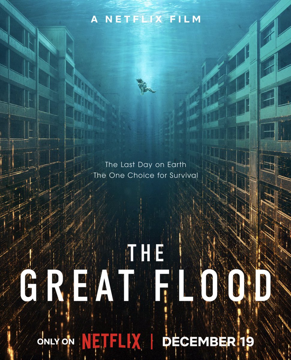 1st WATCH-#TheGreatFlood. Korean disaster thriller, which starts off extremely promising but then turns into a really bizarre sci-fi that I simply did not understand! It was a real let-down given the early promise. 2/5.