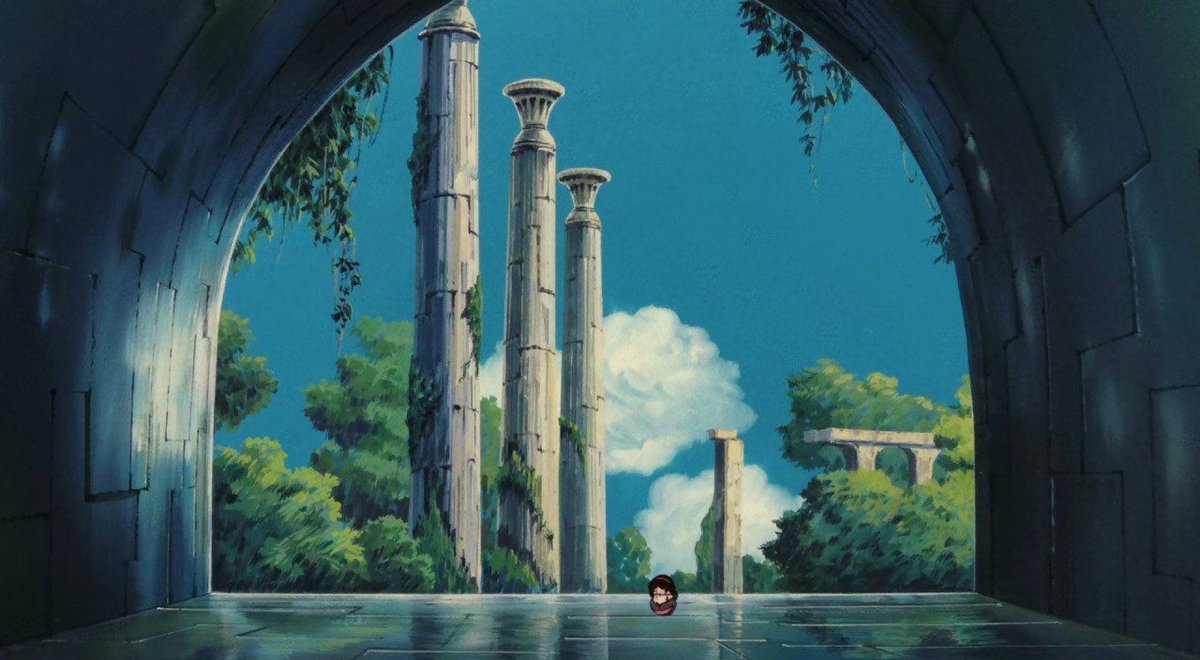 PhotoGhibli's tweet image. Castle in the Sky sceneries