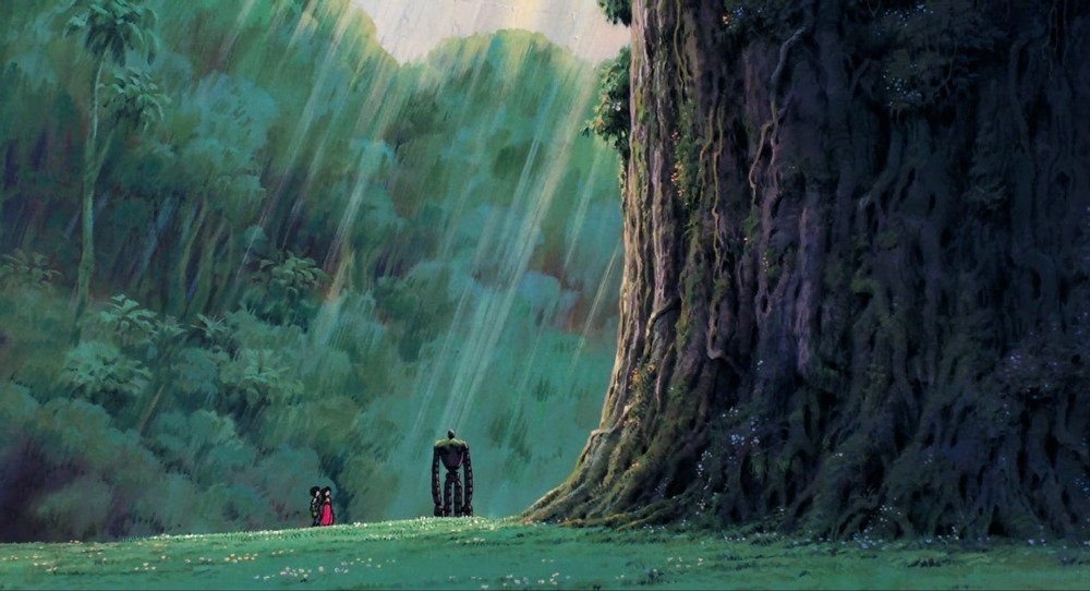 PhotoGhibli's tweet image. Castle in the Sky sceneries