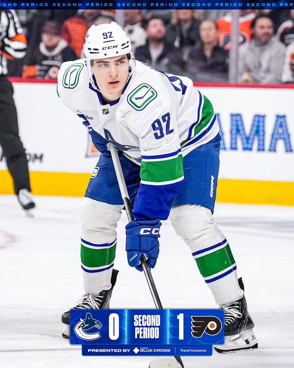 Canucks's tweet image. After the 2nd period of play.