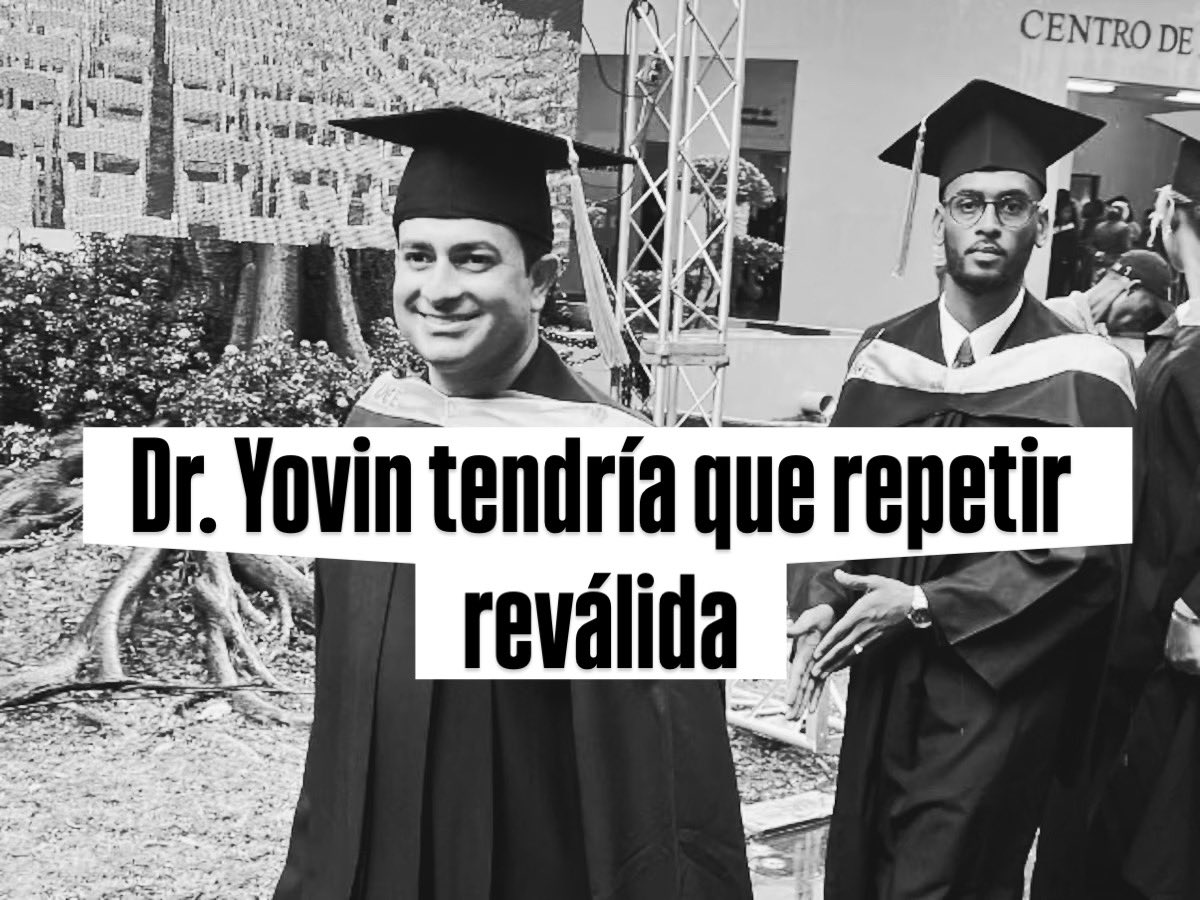 ElPodcastPPP's tweet image. 🚨 Dr. Yovin  tendría que repetir parte de su revalida. 

La Universidad Central del Caribe recomendó repetir la sesión de la tarde en español del examen de Ciencias Básicas del 15 de diciembre, tras errores en 21 de 100 preguntas. La decisión final es de la Junta de Examinadora