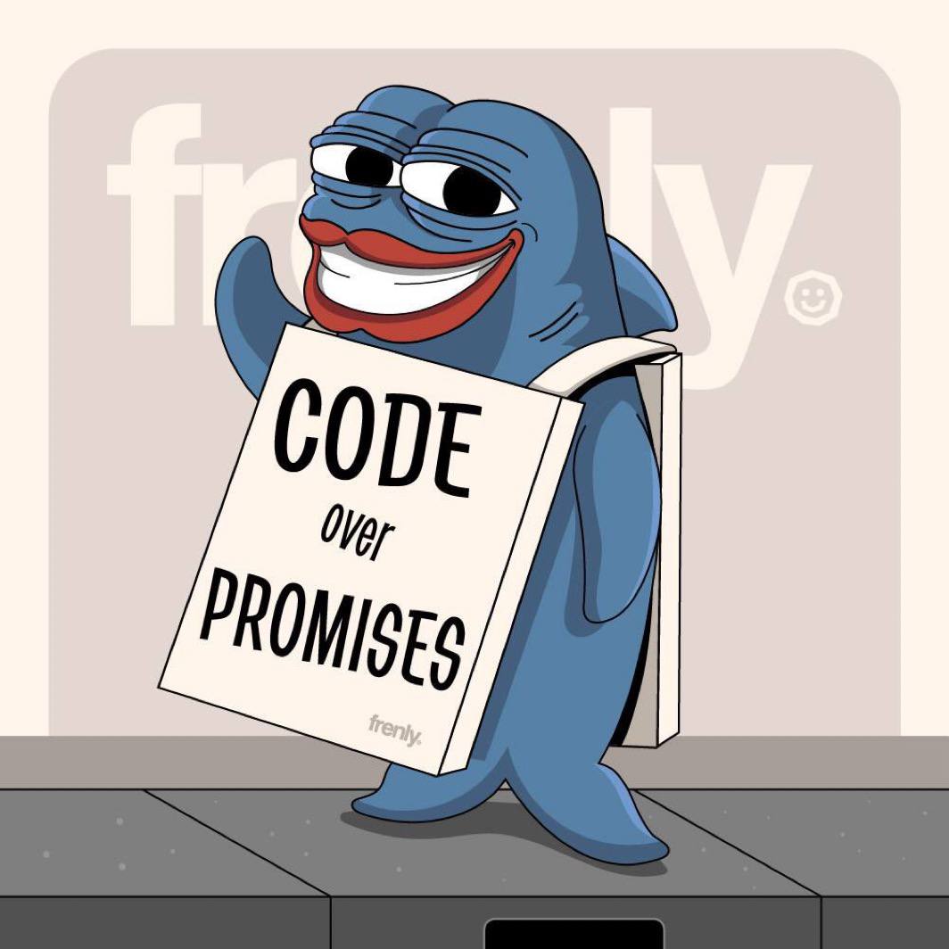 Smart contract wallets with embedded, immutable sell limits plus and OTC bypass.

<a href="/getfrenly/">Frenly</a>