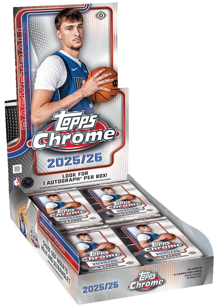 🏀【NBA 2025-26 TOPPS CHROME】 ご予約受付スタート！ 再始動した