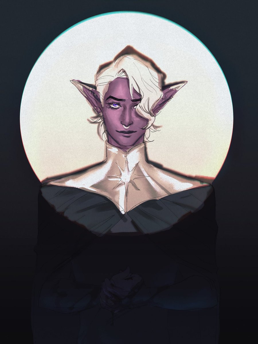 zakunni's tweet image. Also a version with less saturation? Dont know yet. I just don’t like it when Essek is so pale jsbfjdn