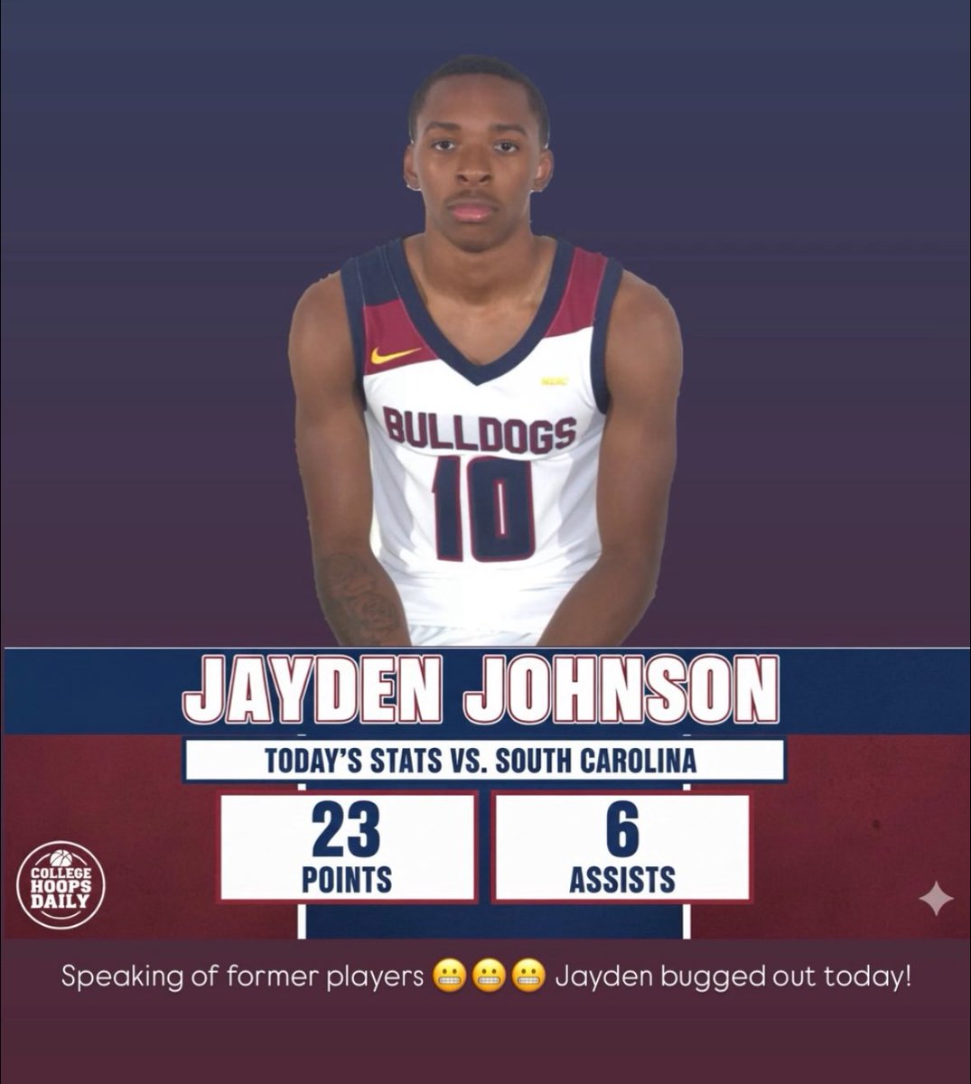 BKCollegiate_BB's tweet image. BC Alum Jayden Johnson looked good vs. South Carolina 🌾👀🌾 —&amp;gt; 23pts 6ast