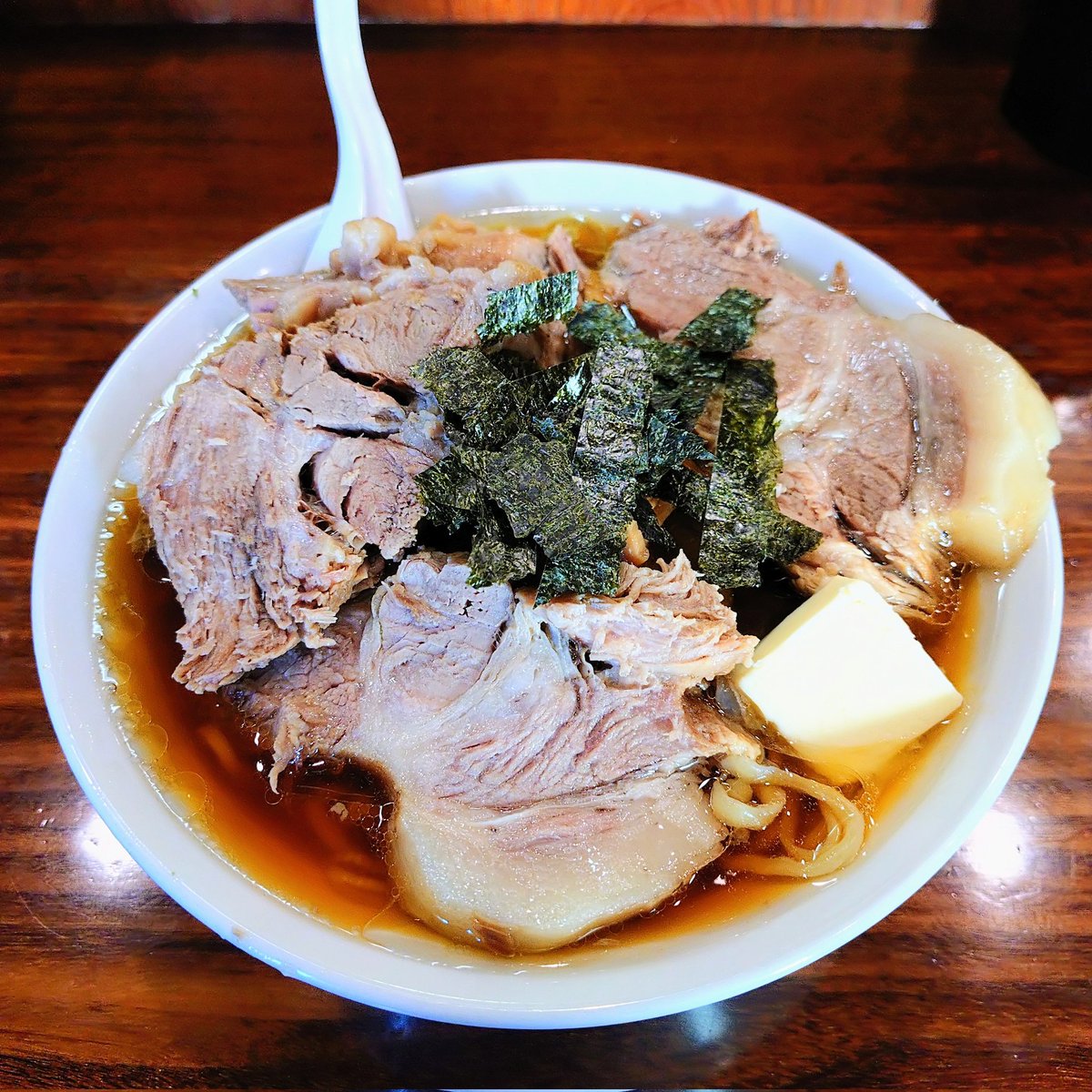 young8prince's tweet photo. 今日のラーメン🍜
大安のチャーシューめん。 https://t.co/1eGmfImKnR
