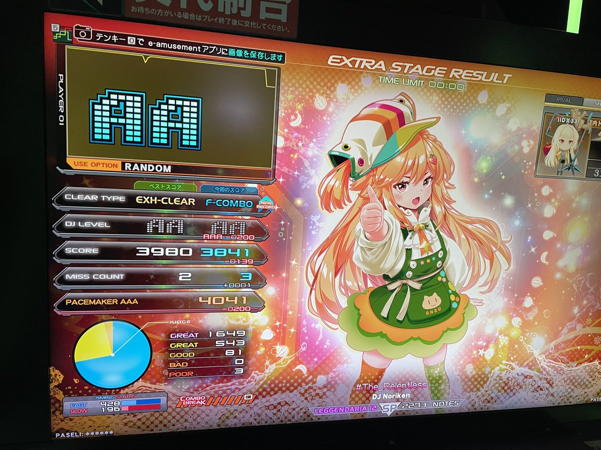 The_Relentless† フルコンボ！！！！