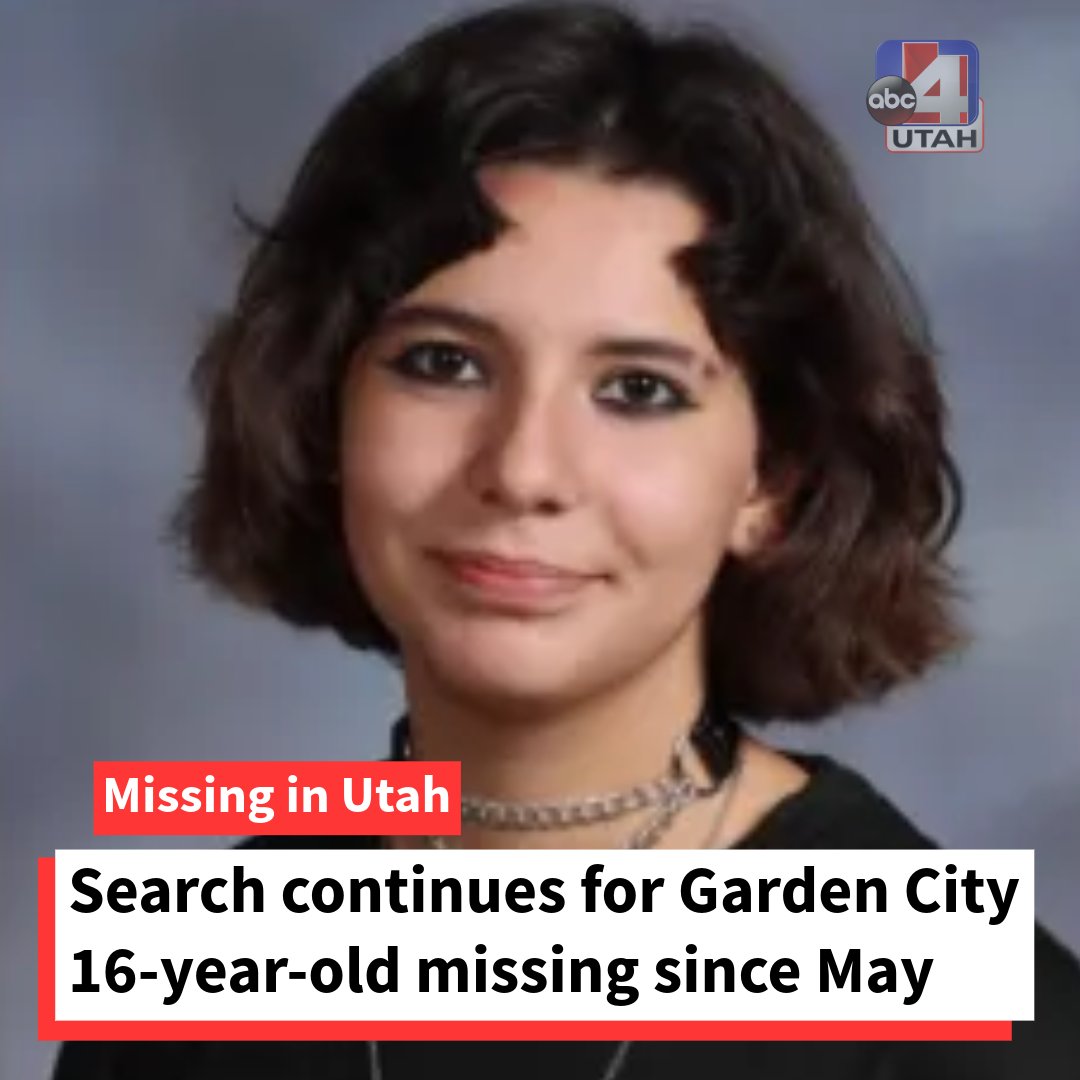 abc4utah's tweet photo. The search continues for a 16-year-old female who has been missing from Rich County since May.

https://t.co/NqejWYMVUU https://t.co/YOw4qzRFYw