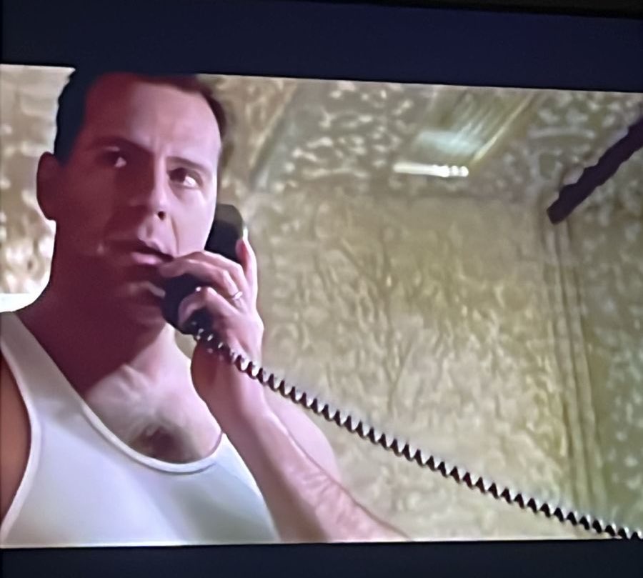 MarceDelgadoDev's tweet photo. Watching with my kids the best #Christmas movie ever

#DieHard https://t.co/WsFZS9fO33