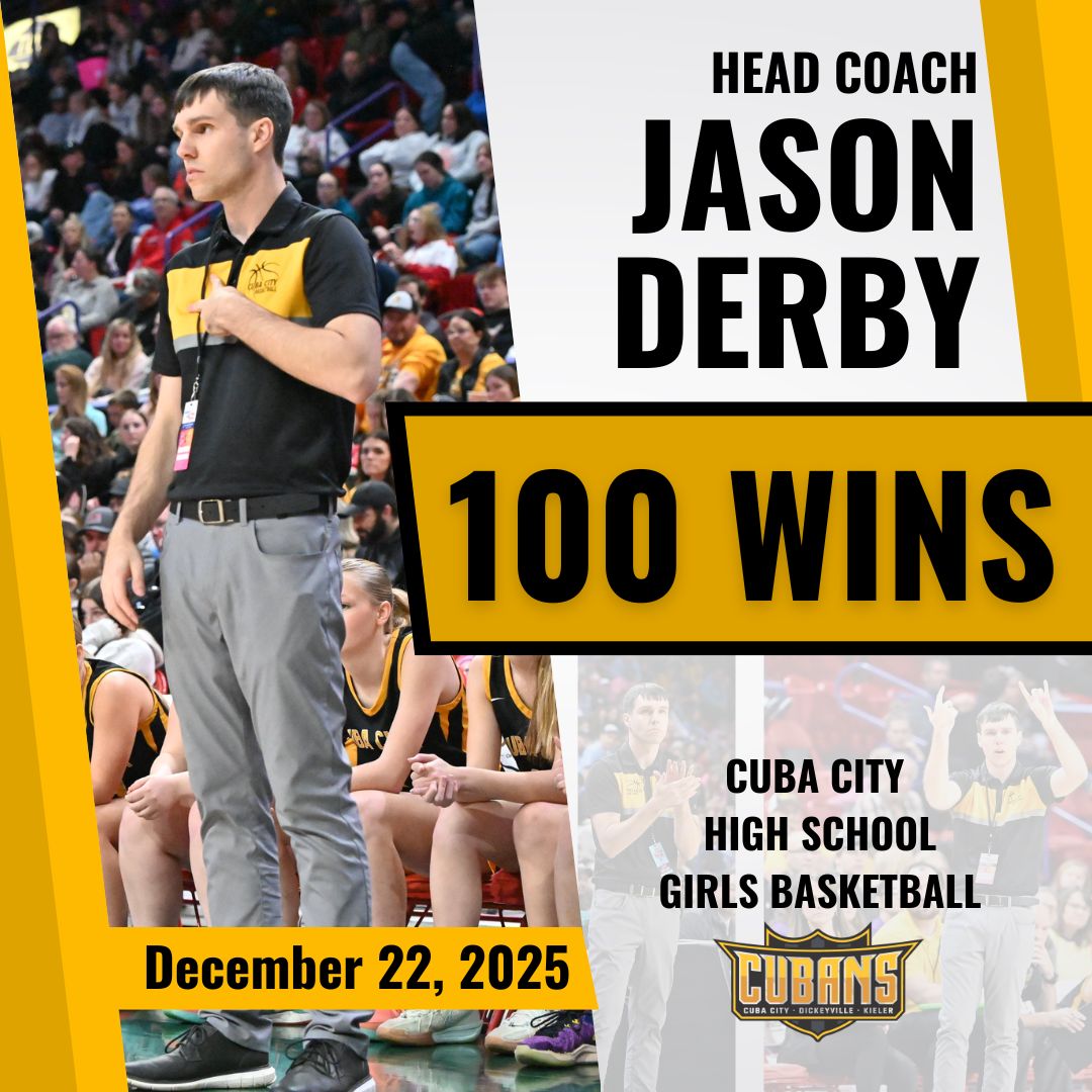 goCubans's tweet photo. Congrats to CCHS Girls Basketball Head Coach Jason Derby on his 100th win!
The Cubans defeated Galena 41-23.
Congrats, Coach! May you have many more wins!
#gocubans https://t.co/POxCsExZ8E