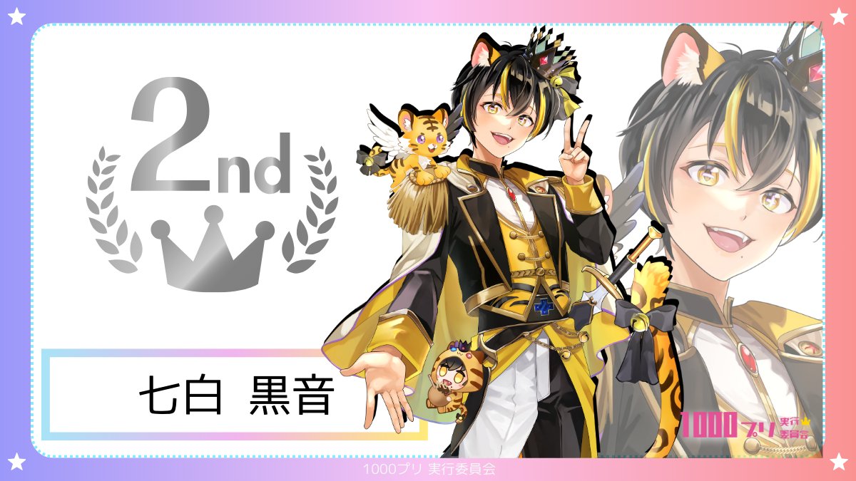official1000pri's tweet photo. 📣【12月度 事務所イベント 結果発表】📣

1位 ✨ 2,850,542pt：堕雨 てん
　　　　　　【@dautenn_IRIAM】
2位 ✨ 796,874pt：七白 黒音
　　　　　　【@nanasiro_kurone】
3位 ✨ 599,933pt：眠井 らむ
　　　　　　【@ram_221B】
4位 ✨ 448,147pt：花伝 ラテ
　　　　　　【@Kaden_Rate】
5位 ✨ 196,260pt：リーヴェル・ヒートライト
　　　　　　【@Leavelle_H_V】
6位 ✨ 26,686pt：愛姫 みらい
　　　　　　【@Aki_mirai0612】

たくさんの応援をいただきありがとうございました‼️
