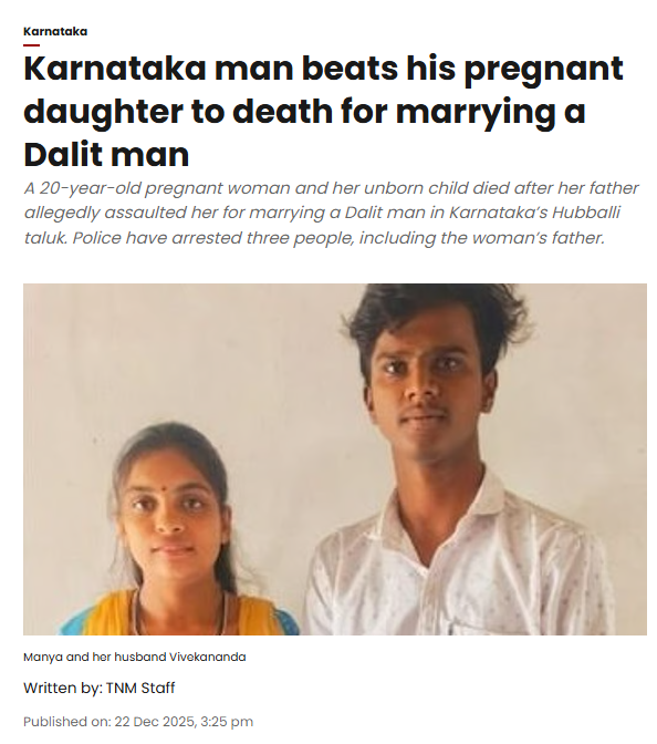 sandeep_PT's tweet image. "Caste system is dead in India now".
"There is no casteism anymore".
"Stop talking about caste".
"Batenge toh katenge".
Yeah, sure.
#casteism #revanchism #inhuman