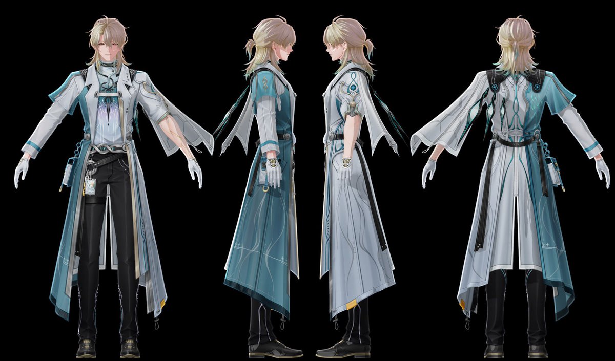 リューク・ヘルセン3Dモデル via：WuWa Land #WWLeaks #鳴潮リーク