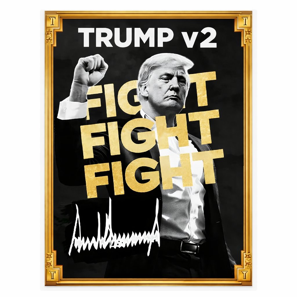 Kittydev4649's tweet photo. Theres only 3 coins that are runnnig right now on Pumpv2 and one is a test token lol.

We just need to bond the BIGGEST and GREATEST memecoin of all time!!!

Lets send TRUMPv2 https://t.co/JqibSnoiAw