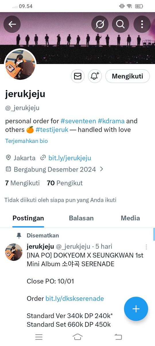 Iamyeo2's tweet photo. @_jerukjeju Done kak https://t.co/V5xVkK1vTF