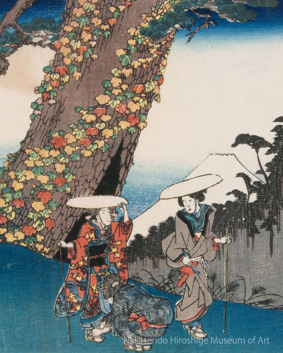 初代 歌川広重/忠臣蔵 道行旅路の嫁入/八段目/富士山/赤穂事件/大判