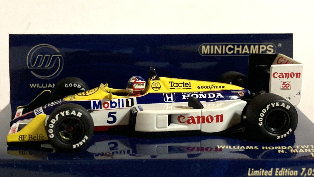 スパーク 1/43 ウィリアムズホンダ FW09B マンセル 鈴鹿エンジンテスト スパーク 1/43 ウィリアムズホンダ FW09B マンセル 鈴鹿エンジンテスト