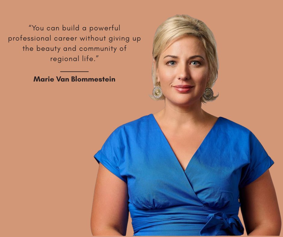 RRRNetwork's tweet image. Concise, impact-driven.

“You can build a powerful professional career without giving up the beauty and community of regional life.”

Meet Marie Van Blommestein, Chartered Accountant and Director at @RSM_au, based in Katanning. Read her story - tinyurl.com/MVB1812