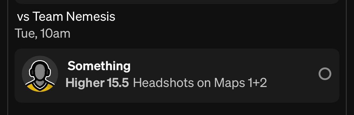 racktouchinn's tweet image. Counter-Strike POTD💎

FREE DISCORD SERVER 👉🏼 discord.gg/38JT7YXJHS 

15 LIKES FOR THE PAIR🔥

#PrizePicks #TrendingNow #CSGO #GamblingCommunity #PrizePicksPotd #CounterStrike2