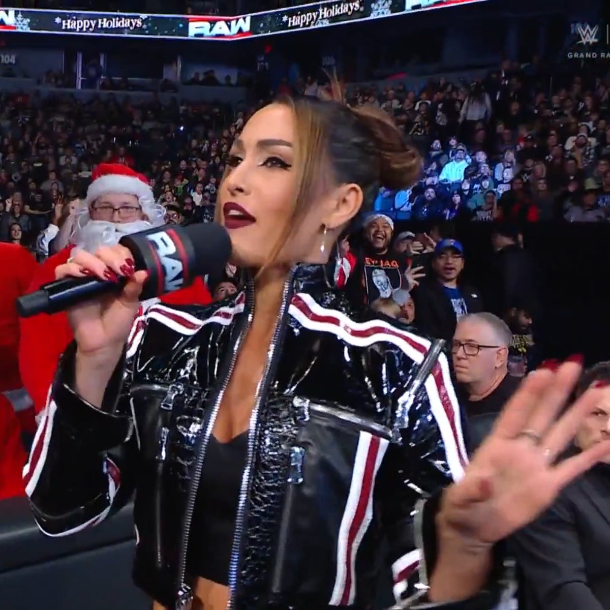 starspv_'s tweet image. ❗Update:
Nikki Bella peaked at No. 13 on 𝕏, trending in the ‘United States’ category, not just ‘Sports’. She was also the highest-trending female wrestler on Raw today. 

“I am a big deal everywhere, you got that!”