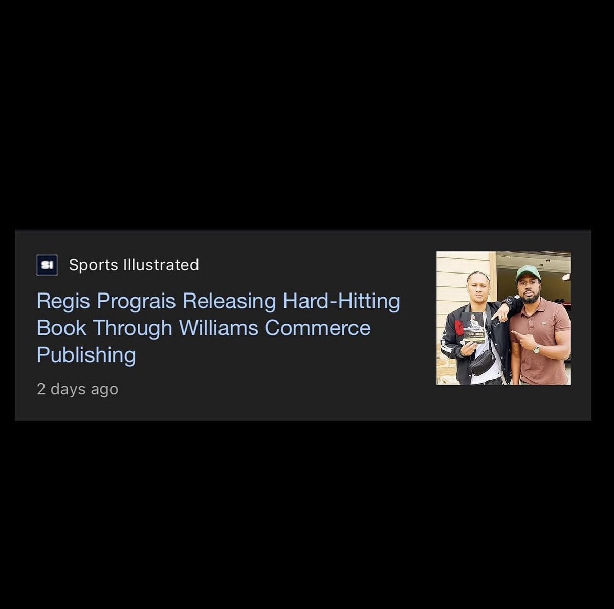 On this date two years ago my book was featured in Sports Illustrated 📚🏆 <a href="/Rwcommercellc/">Ross Williams</a>