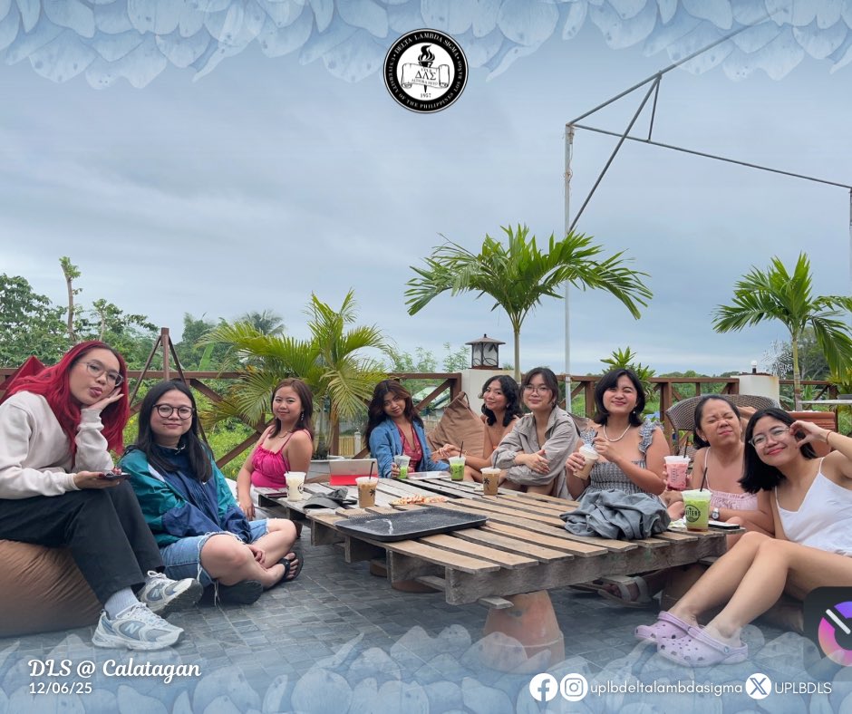 UPLBDLS's tweet photo. And just like that, the first semester of 2025-2026 has come to an end. 🥂✨

For the Lambdan sisters, this marks not just an end but a beginning—a new year, another semester of achieving even more in life. 💐

Congratulations, Sisses! Altiora Peto! 🩵🩷 https://t.co/XHuQRDv9PW