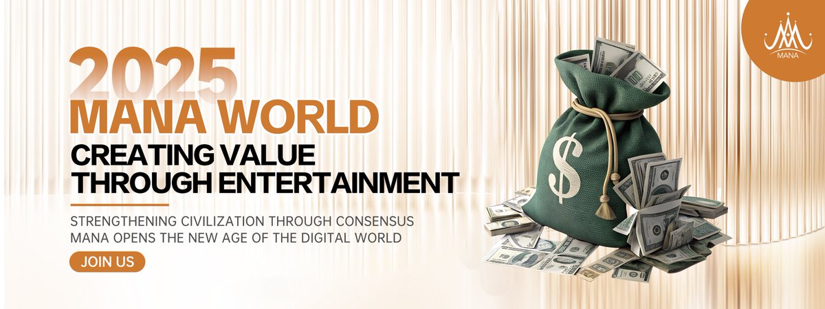 ManaWorld001's tweet photo. 🌍 MANA WORLD
💎 Creating value through entertainment
🌐 Establishing order through finance
📊 Strengthening civilization through consensus
🚀 MANA opens the new age of the digital world! https://t.co/ntoQIrI2iE