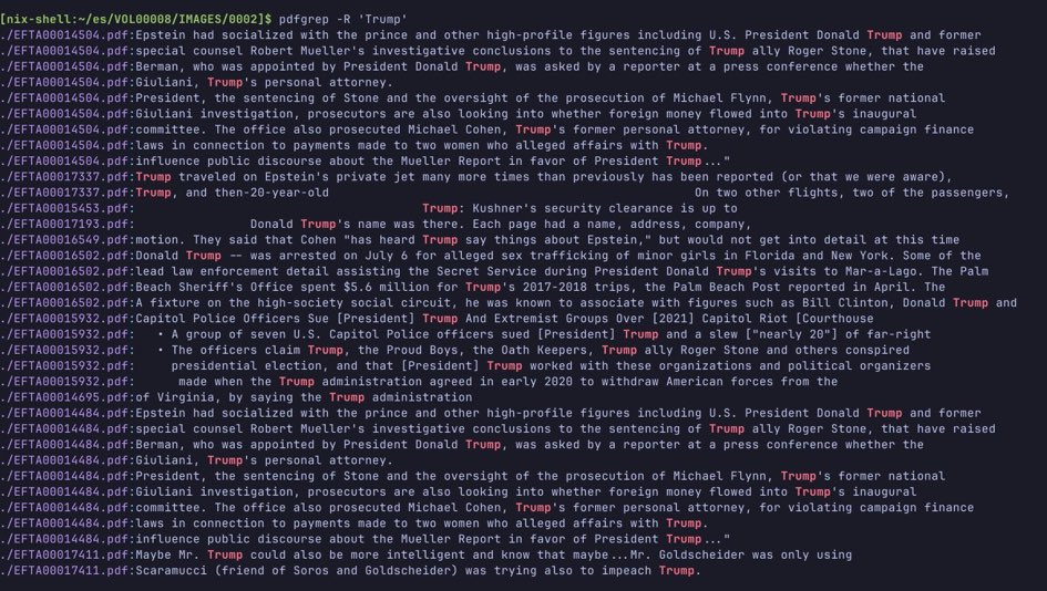 Apparently <a href="/EdKrassen/">Ed Krassenstein</a> went to the DoJ site- copied and pasted the Epstein files to another document, highlighted the redactions and boom- 

Here it is.