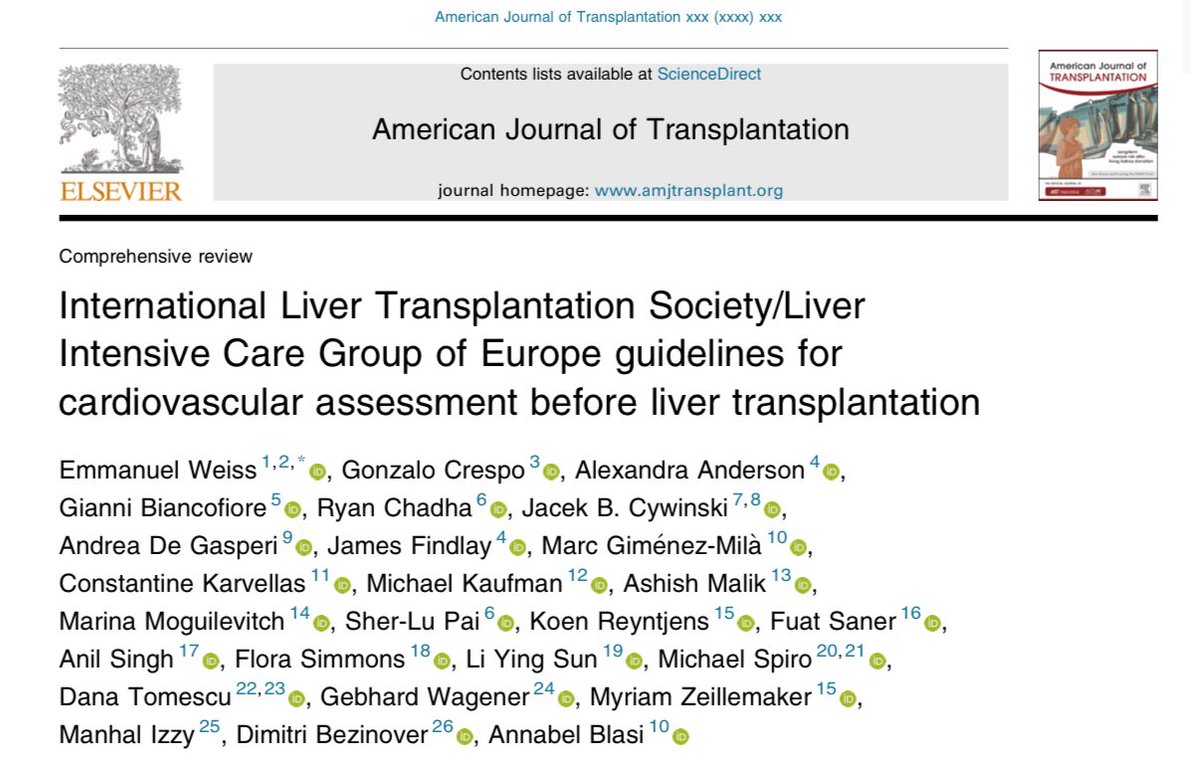rjrachwan's tweet photo. 🎉 Milestone accomplishment

The CAD-LT risk score is now central to international and European guidelines (ILTS/LICAGE) for the evaluation of liver transplant candidates.

A major advance in standardized cardiovascular risk assessment in liver transplantation. 🫀🌍

#LiverTransplant #Cardiology #TransplantMedicine #ILTS #LICAGE #Guidelines