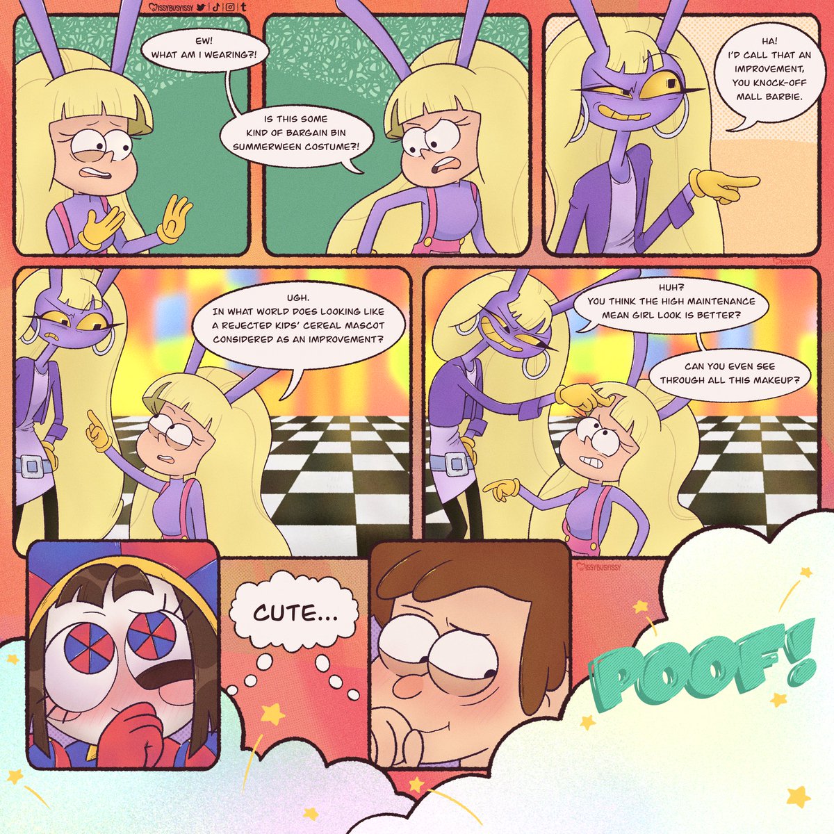 issybusyissy's tweet image. TADC x GF Crossover (4/5)!

It increased from 4 to 5 pages! 🤌

#tadc #jax #pomni #funnybunny #JaxxPomni #GravityFalls #dipperpines #PacificaNorthwest #dipcifica