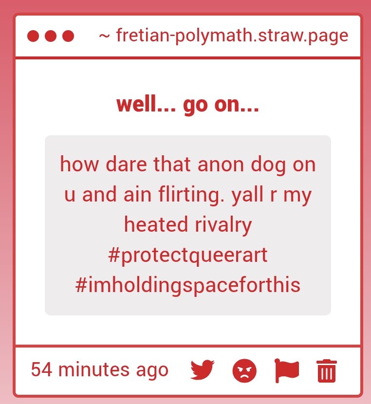 mitsurikcalroji's tweet image. wtf is this 'heated rivalry' the kids keep mentioning. but thank u. #otp

oomf why r u using ur ipad for alarms what happened to ur phone. hell even my fitbit watch can set alarms

ily two. but demo ik u lie there is no love in gerbubu's cold lifeless unbeating heart