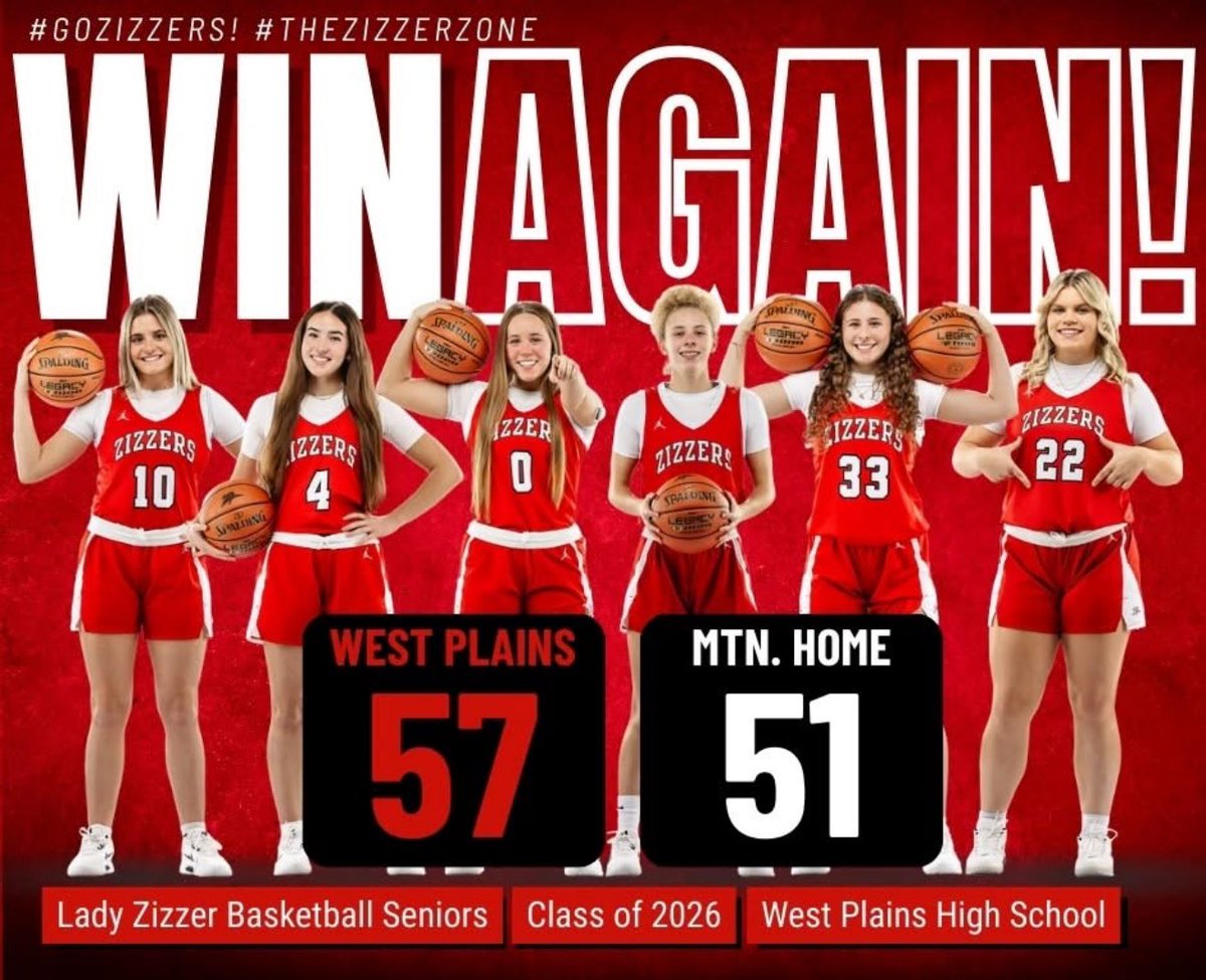 Big road win vs a tough Mtn Home, AR team in the Battle of the Border. <a href="/ainsleymc40/">Ainsley McWilliams</a> paced the Lady Zizzers with 20 points. Next action will be Dec 26th vs Mt Vernon in the Pink &amp; White. <a href="/OzarkMntConf/">Ozark Mountain Conference</a> <a href="/OzarksOzone/">Ozarks Sports Zone</a> <a href="/scoreboardguy/">SCOREBOARD GUY</a>