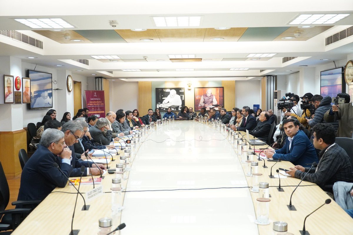 NITI Aayog releases report on Internationalisation of Higher Education in India

NITI Aayog released the policy report “Internationalisation of Higher Education in India: Prospects, Potential, and Policy Recommendations”, a comprehensive roadmap to position India as a global hub