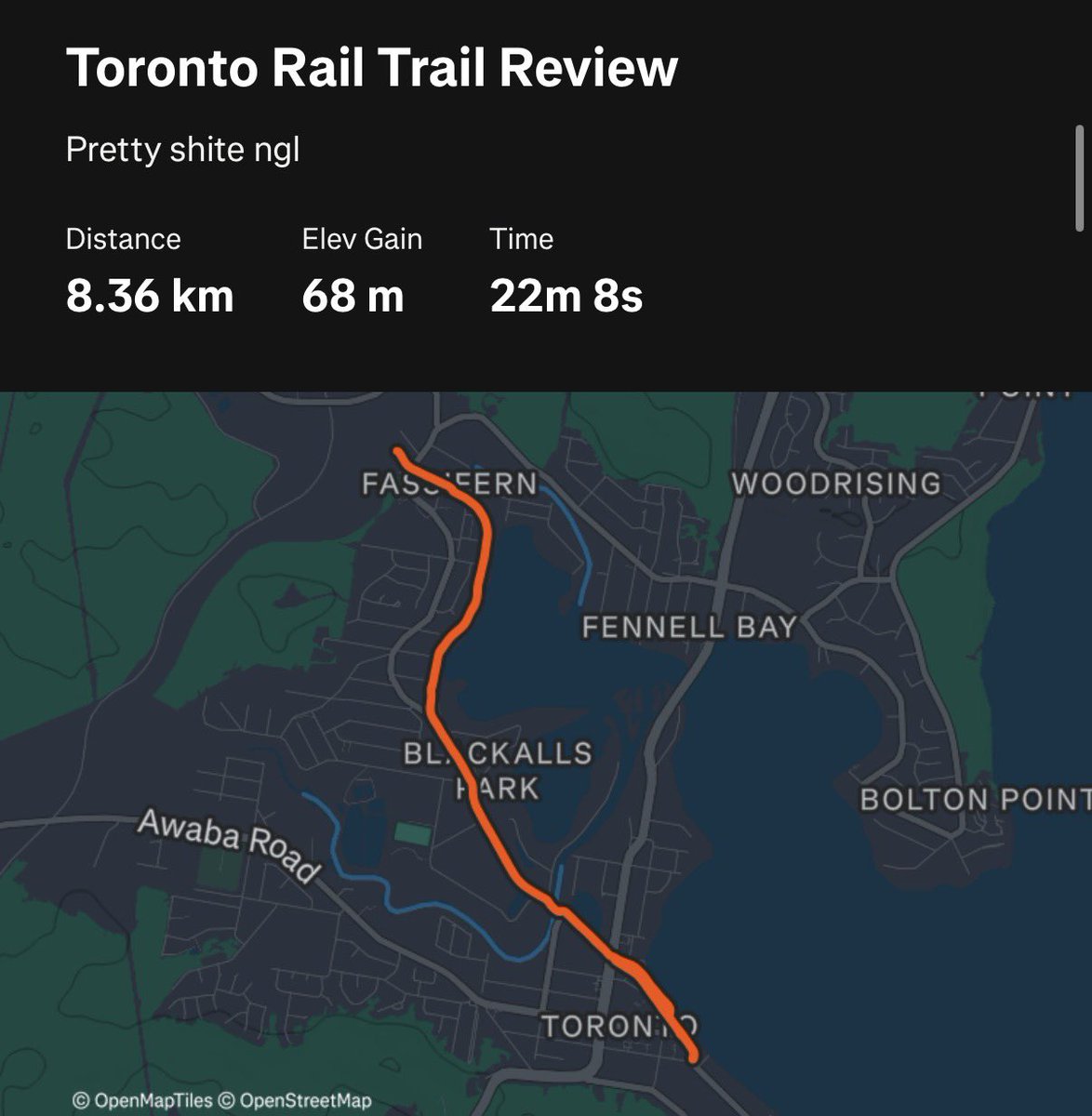SkipperReu's tweet image. Two silly trails.
One is Horrendous, the other is gonna be a revisit one day