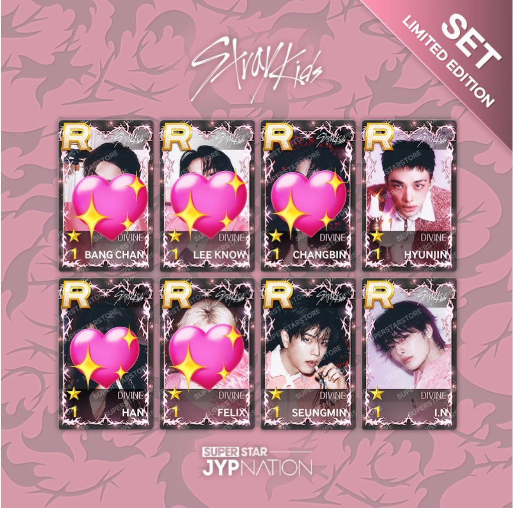 Stray Kids スキズ SSJYP SUPERSTARJYP christmas DIVINE リアルカード