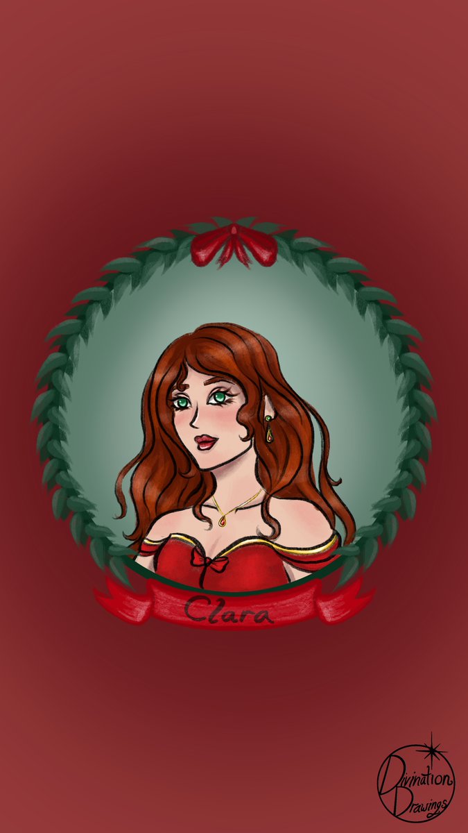 divinationdraws's tweet photo. @_LittleEmely_ clara is the main character in my new novel The Mrs Klaus Selection id love to see fanart of her!!!!!! https://t.co/z6s8fi0QVP