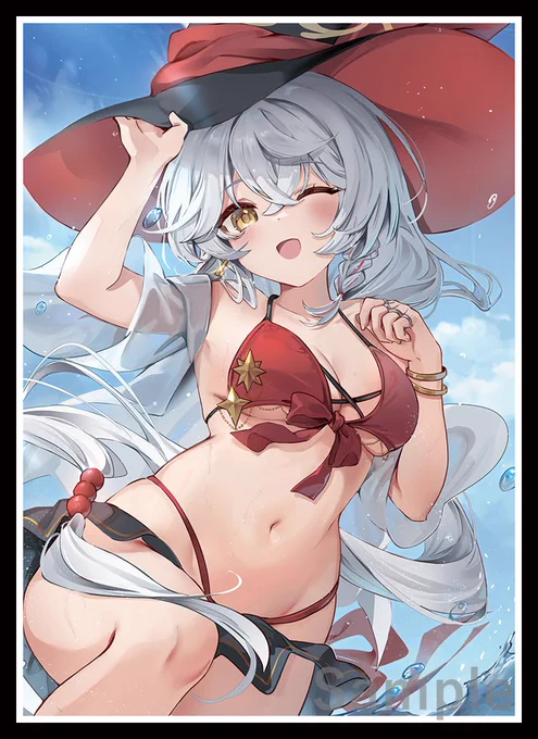 コミケ/C107/Web頒布 新作情報 「エリ」のスリーブとプレイマットになります。イラストはKiTA様()になります!