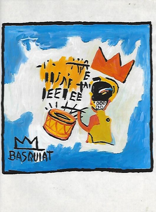 popartwork's tweet photo. Art of the Day! "Jean Michel Basquiat-Drawing". View at: https://t.co/vMWFMW82ag https://t.co/VFDoc2A2OJ