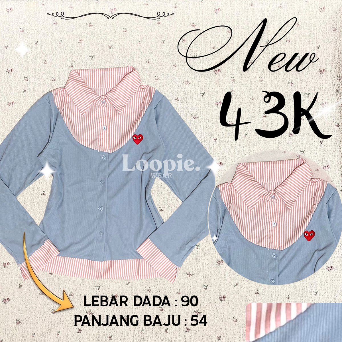 poyocloset's tweet image. KEMEJA NYA SUDAH RESTOCK YA🚨🚨